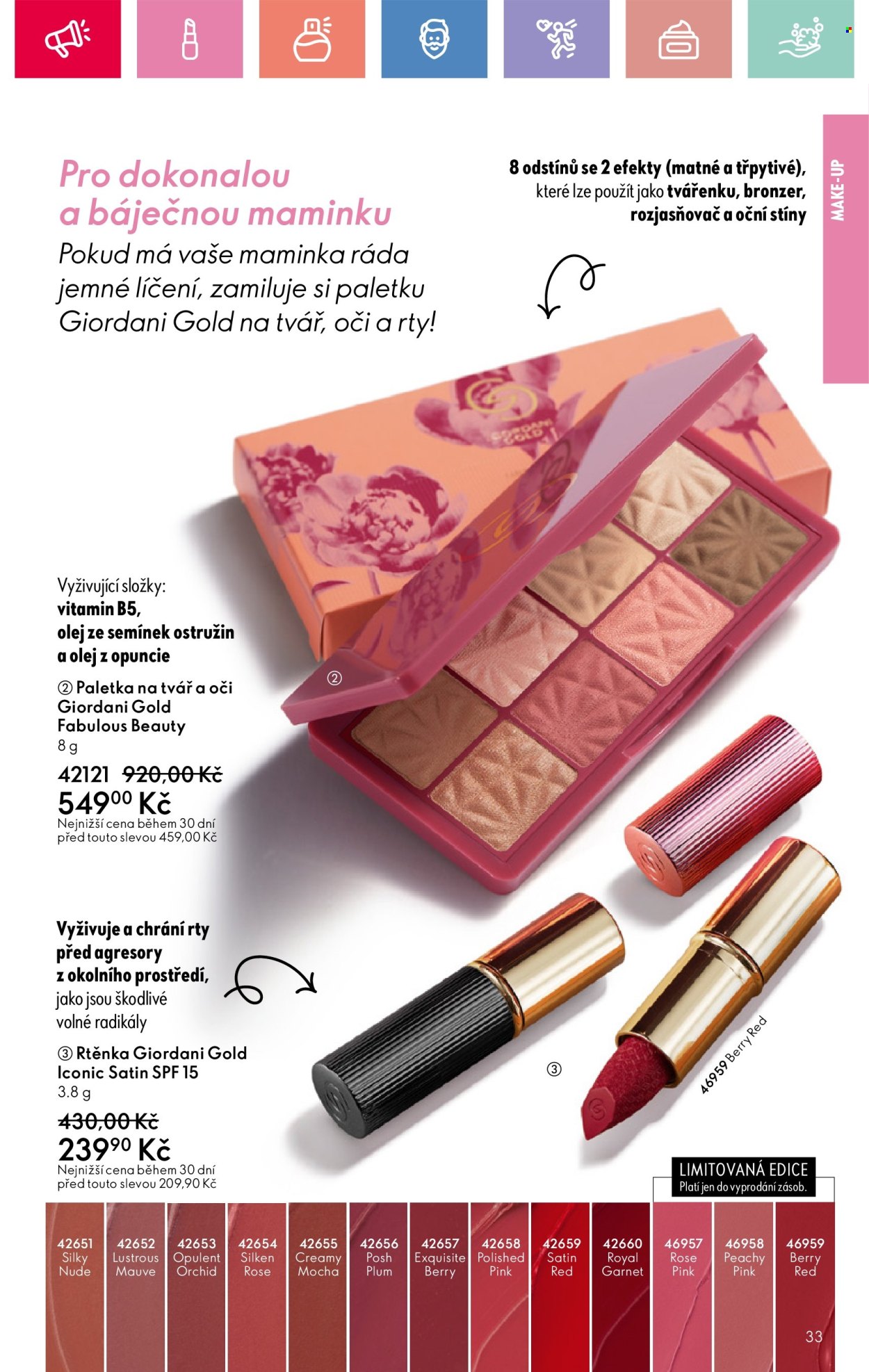 Leták ORIFLAME - 4.5.2025 - 24.5.2025. Strana 33