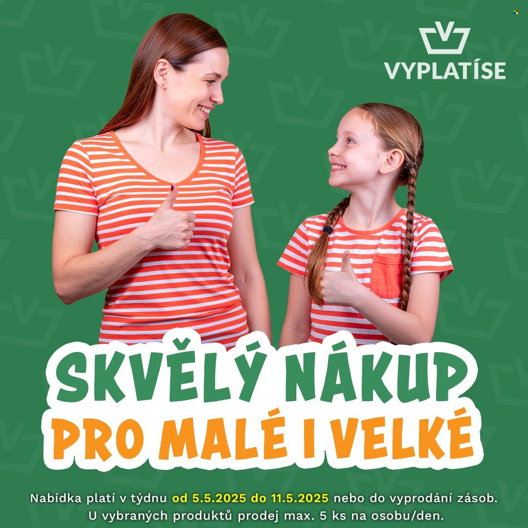 Leták Vyplatíse - 5.5.2025 - 11.5.2025. Strana 1