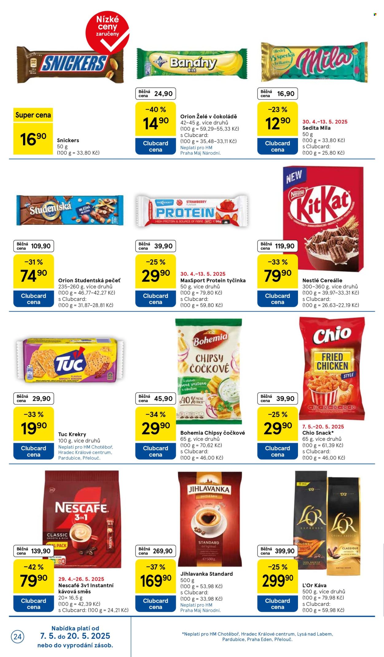 Leták TESCO - 7.5.2025 - 13.5.2025. Strana 24