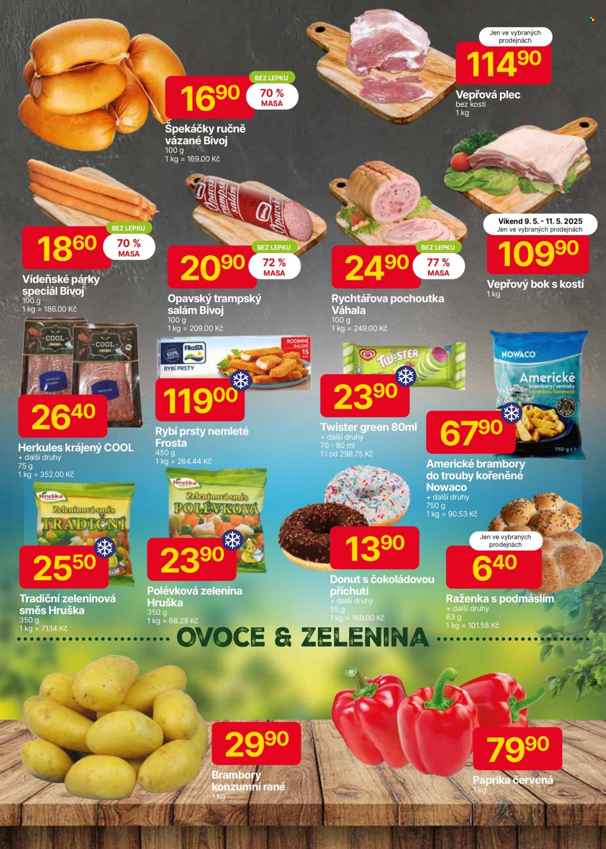 Leták Hruška - 6.5.2025 - 12.5.2025. Strana 2