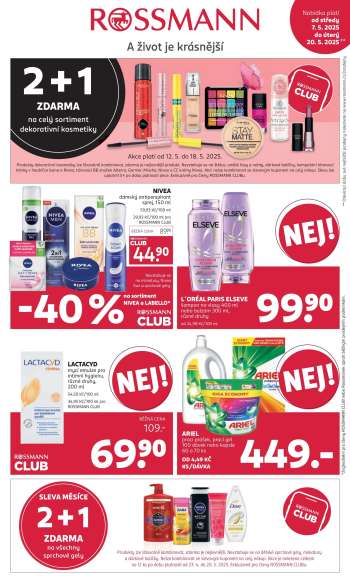 Leták ROSSMANN - 7.5.2025 - 20.5.2025.
