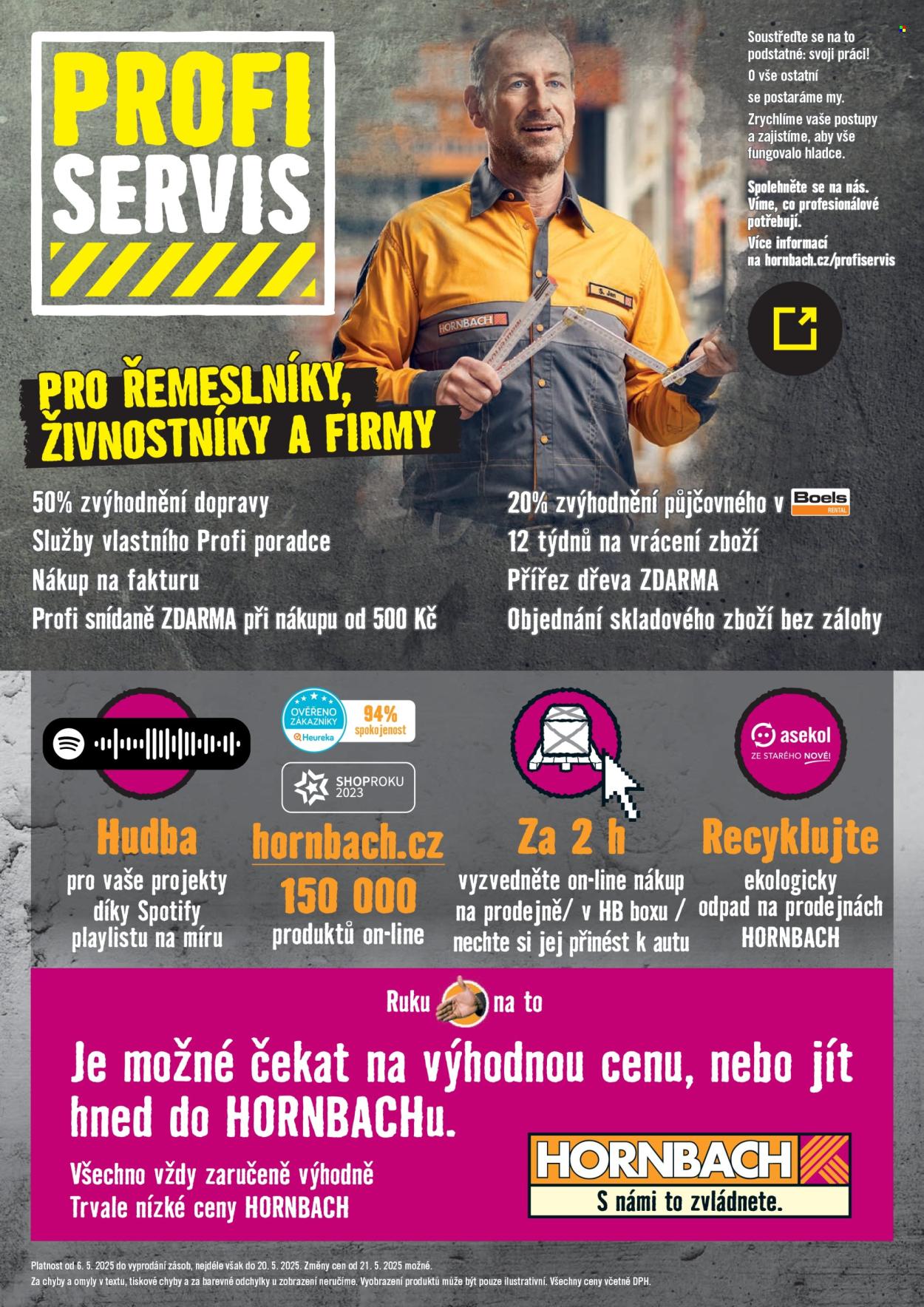 Leták HORNBACH - 6.5.2025 - 20.5.2025. Strana 8
