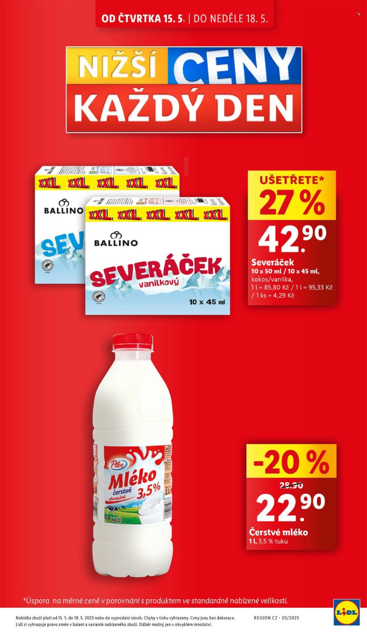 Leták Lidl - 15.5.2025 - 18.5.2025. Strana 5
