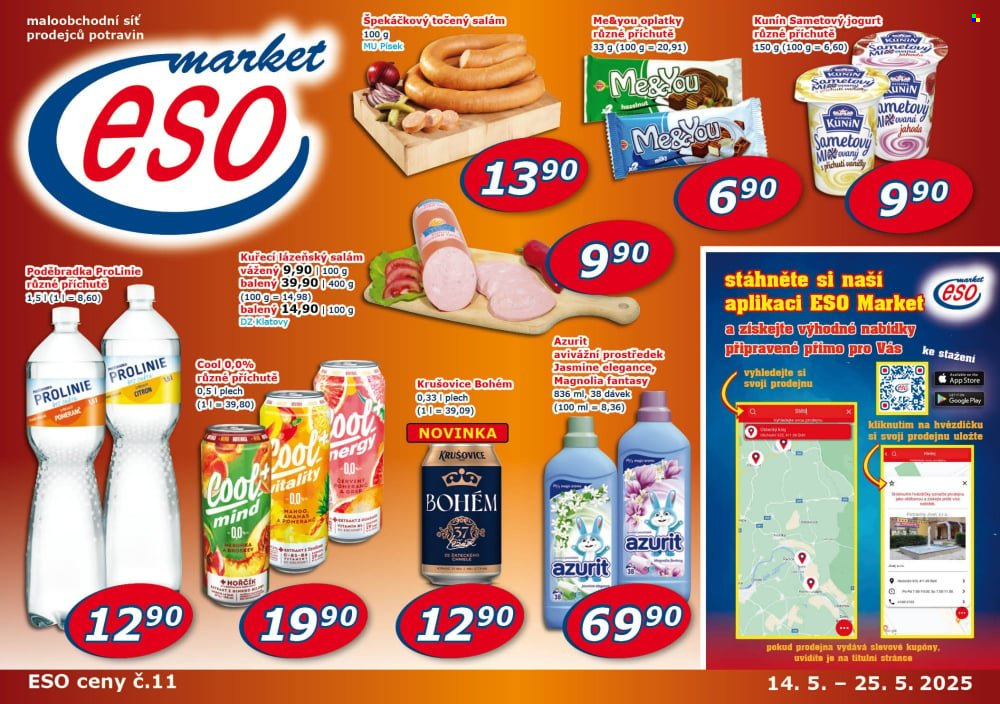 Leták ESO MARKET - 14.5.2025 - 25.5.2025. Strana 1