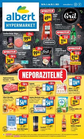 Leták Albert Hypermarket - 14.5.2025 - 20.5.2025.