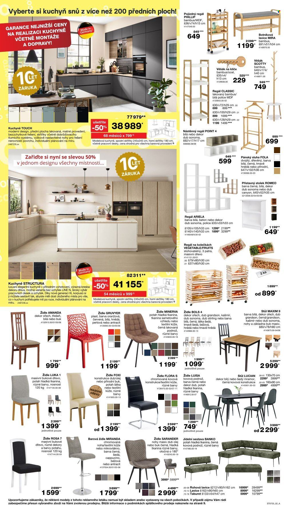 Leták SCONTO NÁBYTEK - 14.5.2025 - 17.6.2025. Strana 2