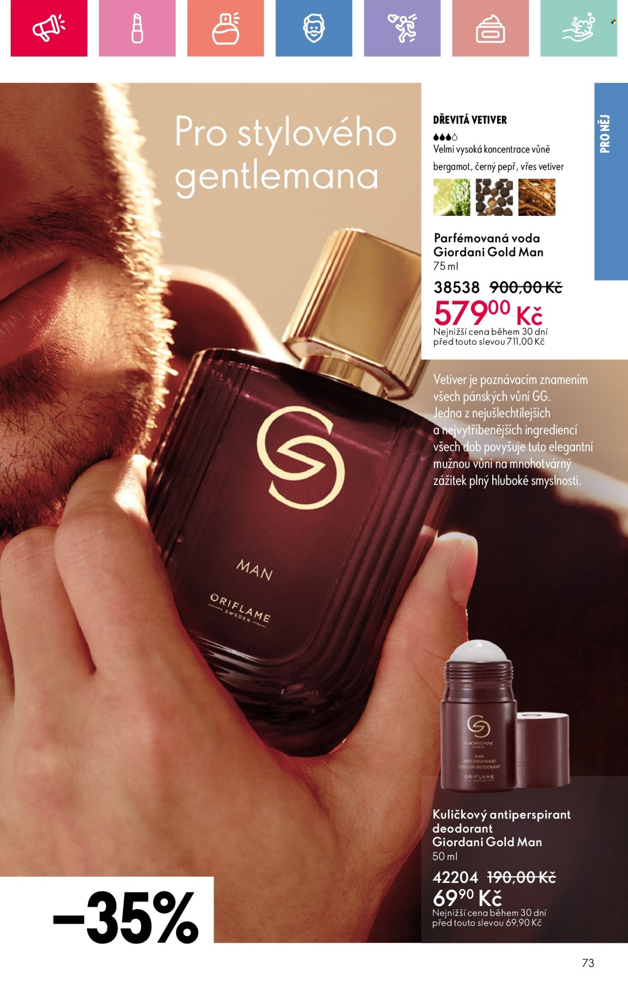 Leták ORIFLAME - 25.5.2025 - 14.6.2025. Strana 73