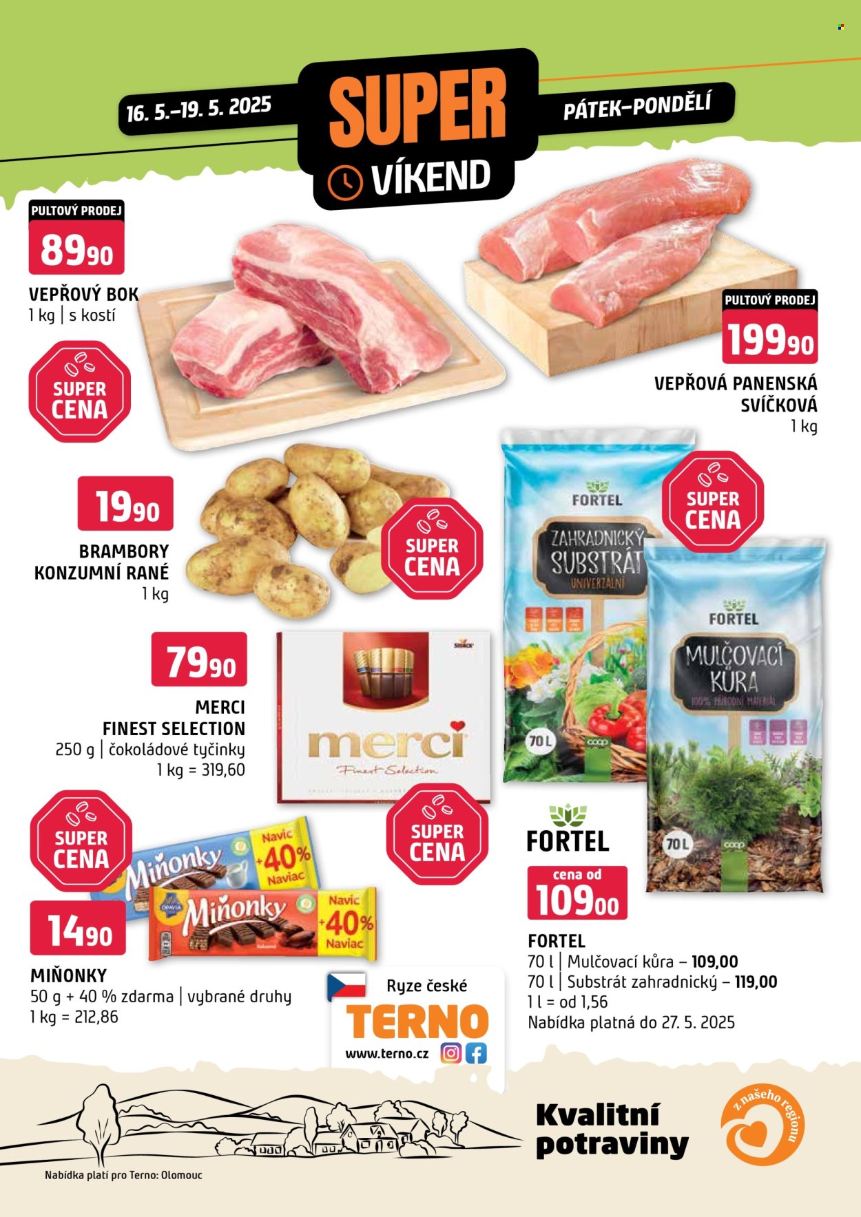 Leták coop TERNO - 16.5.2025 - 19.5.2025. Strana 1