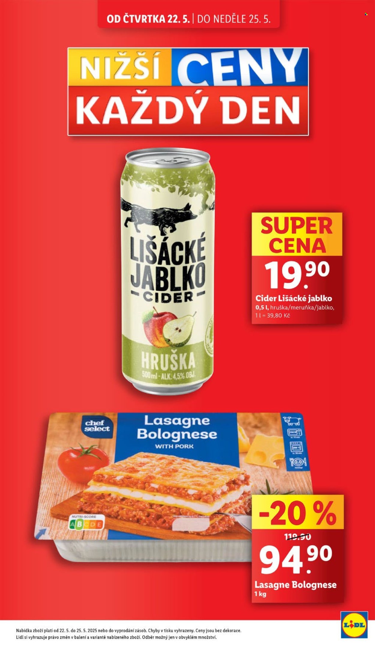 Leták Lidl - 22.5.2025 - 25.5.2025. Strana 5