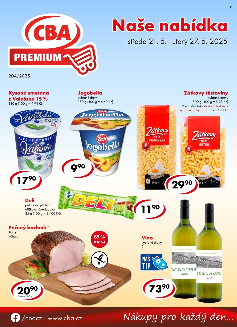 Leták CBA Premium - 21.5.2025 - 27.5.2025. Strana 1