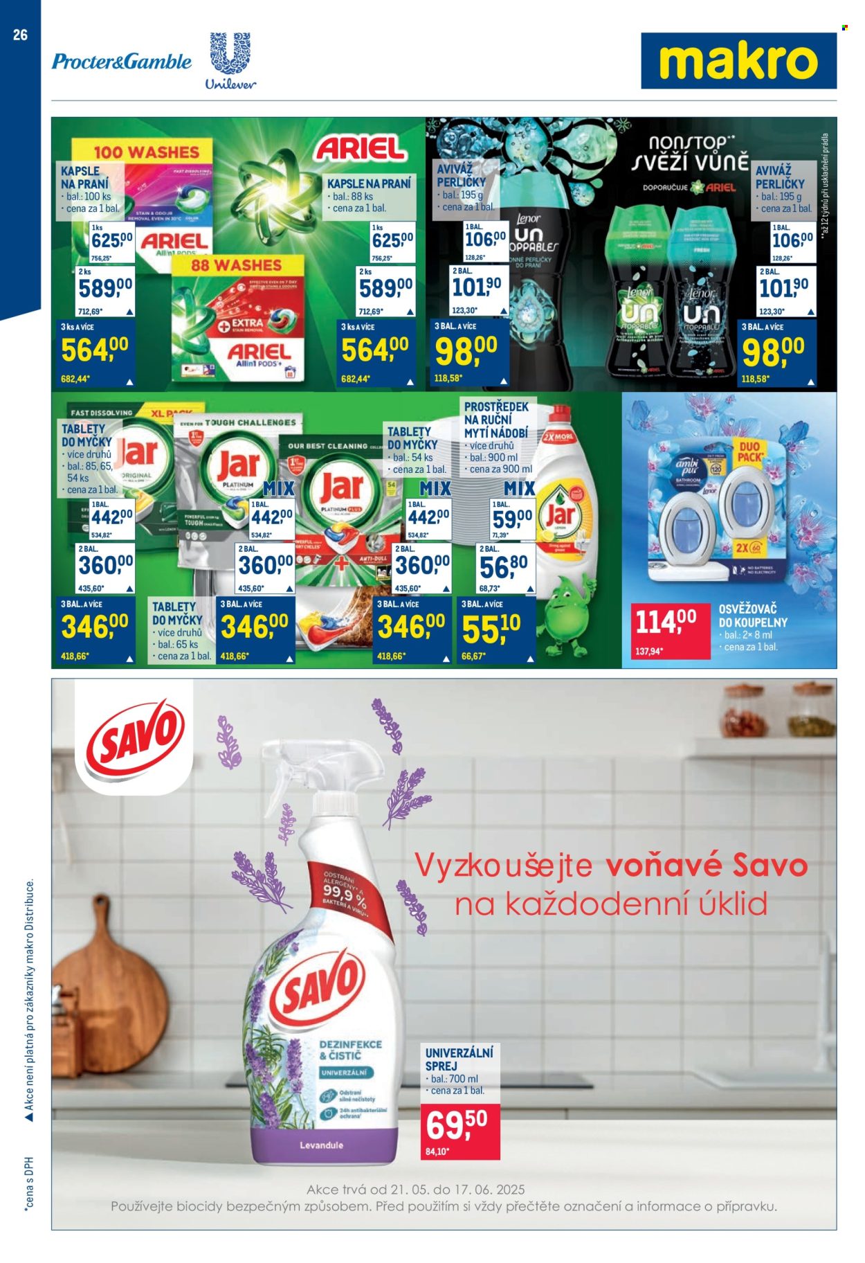 Leták MAKRO - 21.5.2025 - 17.6.2025. Strana 26