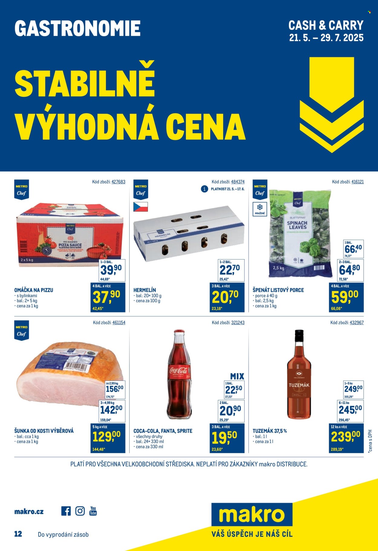 Leták MAKRO - 21.5.2025 - 29.7.2025. Strana 1