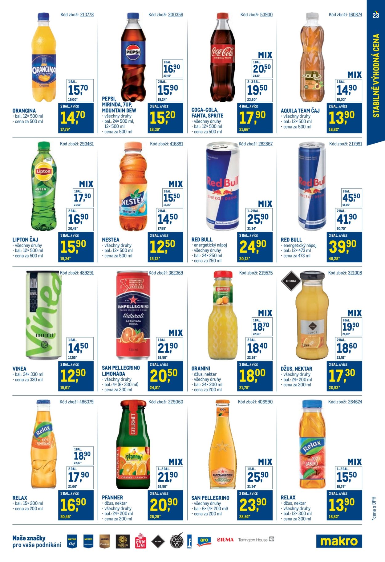 Leták MAKRO - 21.5.2025 - 29.7.2025. Strana 23