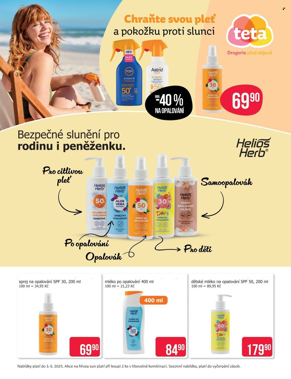 Leták Teta drogerie - 7.5.2025 - 3.6.2025. Strana 3