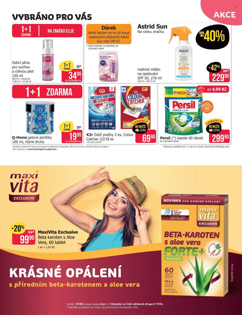 Leták Teta drogerie - 7.5.2025 - 3.6.2025. Strana 4