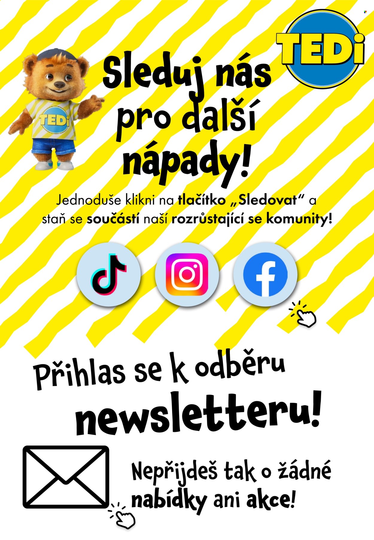 Leták TEDi. Strana 9