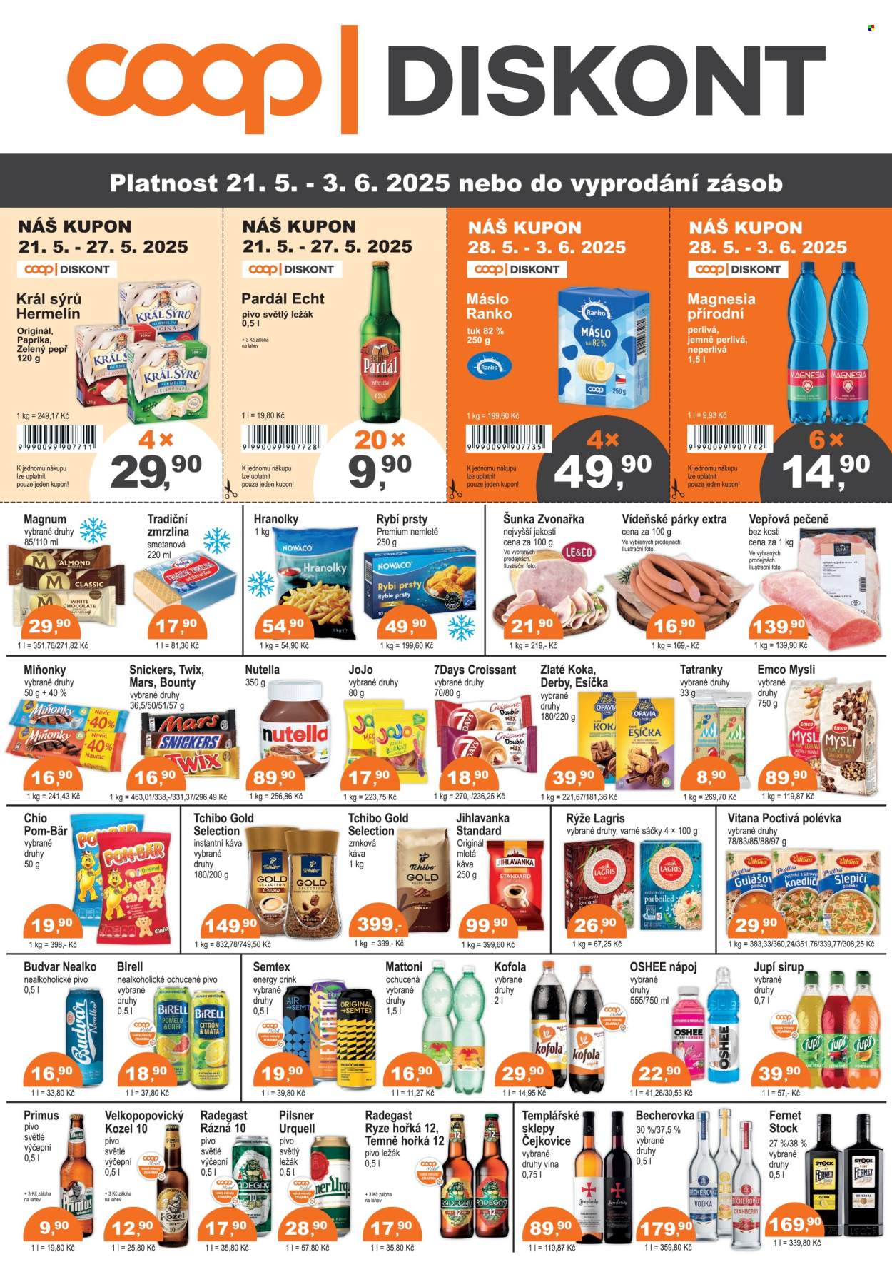 Leták coop DISKONT - 21.5.2025 - 3.6.2025. Strana 1