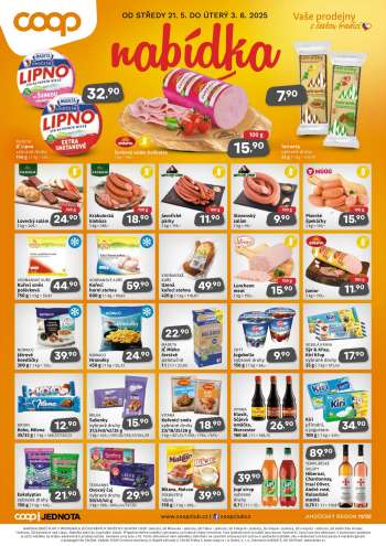 Leták coop JEDNOTA - 21.5.2025 - 3.6.2025.