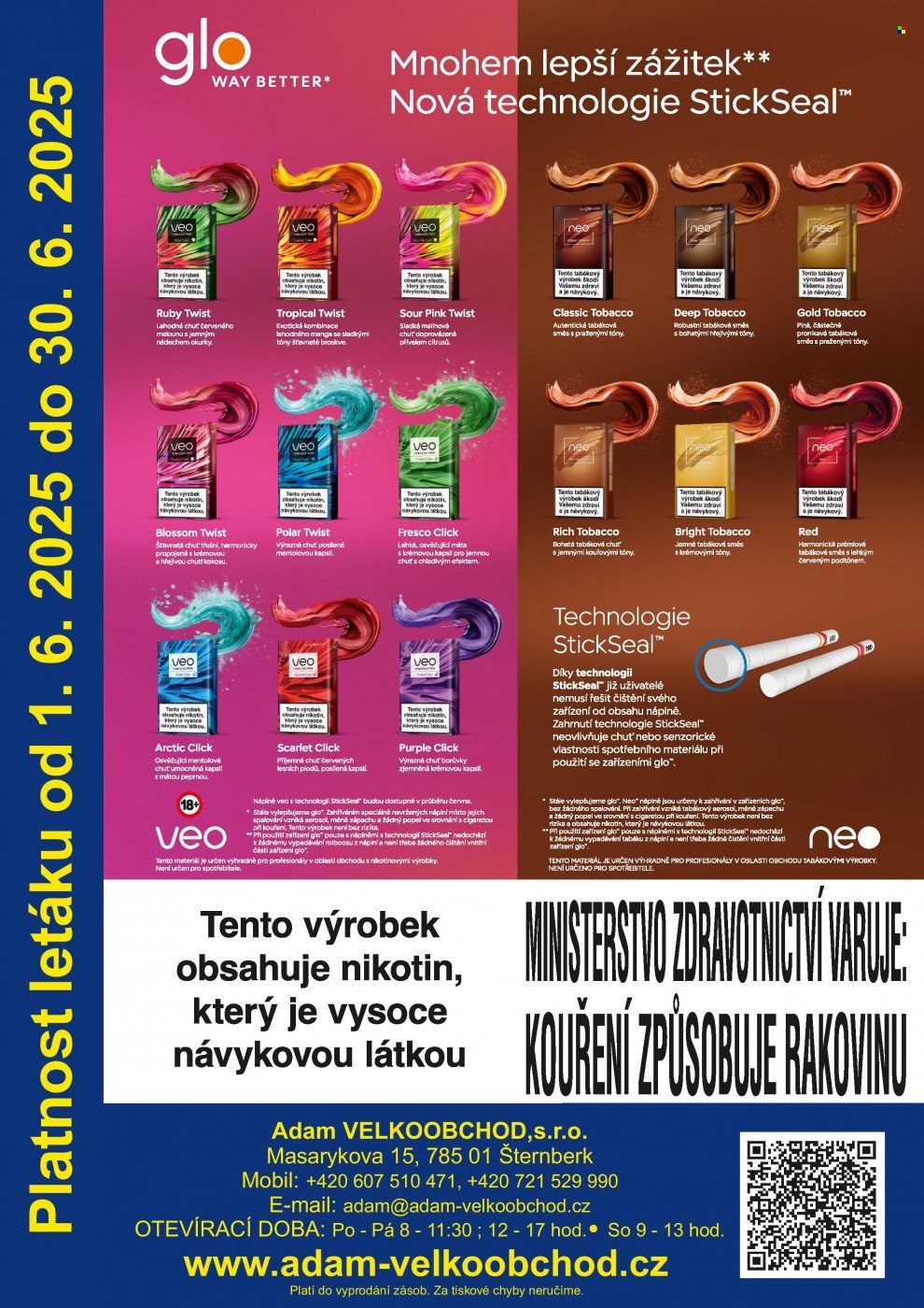 Leták Adam velkoobchod Šternberk - 1.6.2025 - 30.6.2025. Strana 72