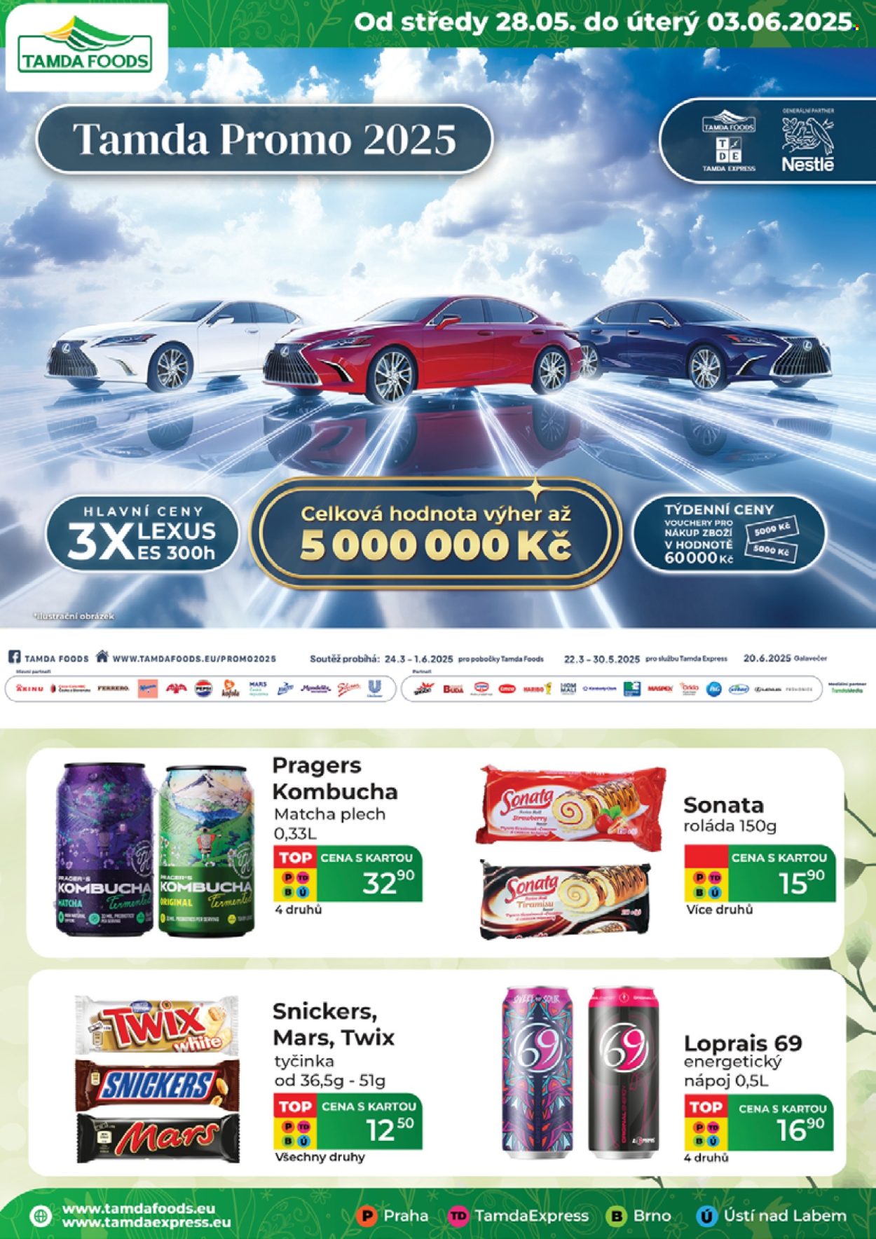 Leták Tamda Foods - 28.5.2025 - 3.6.2025. Strana 1