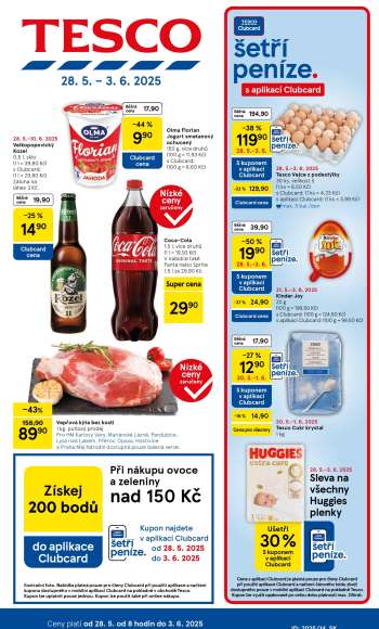 Leták TESCO - 28.5.2025 - 3.6.2025.