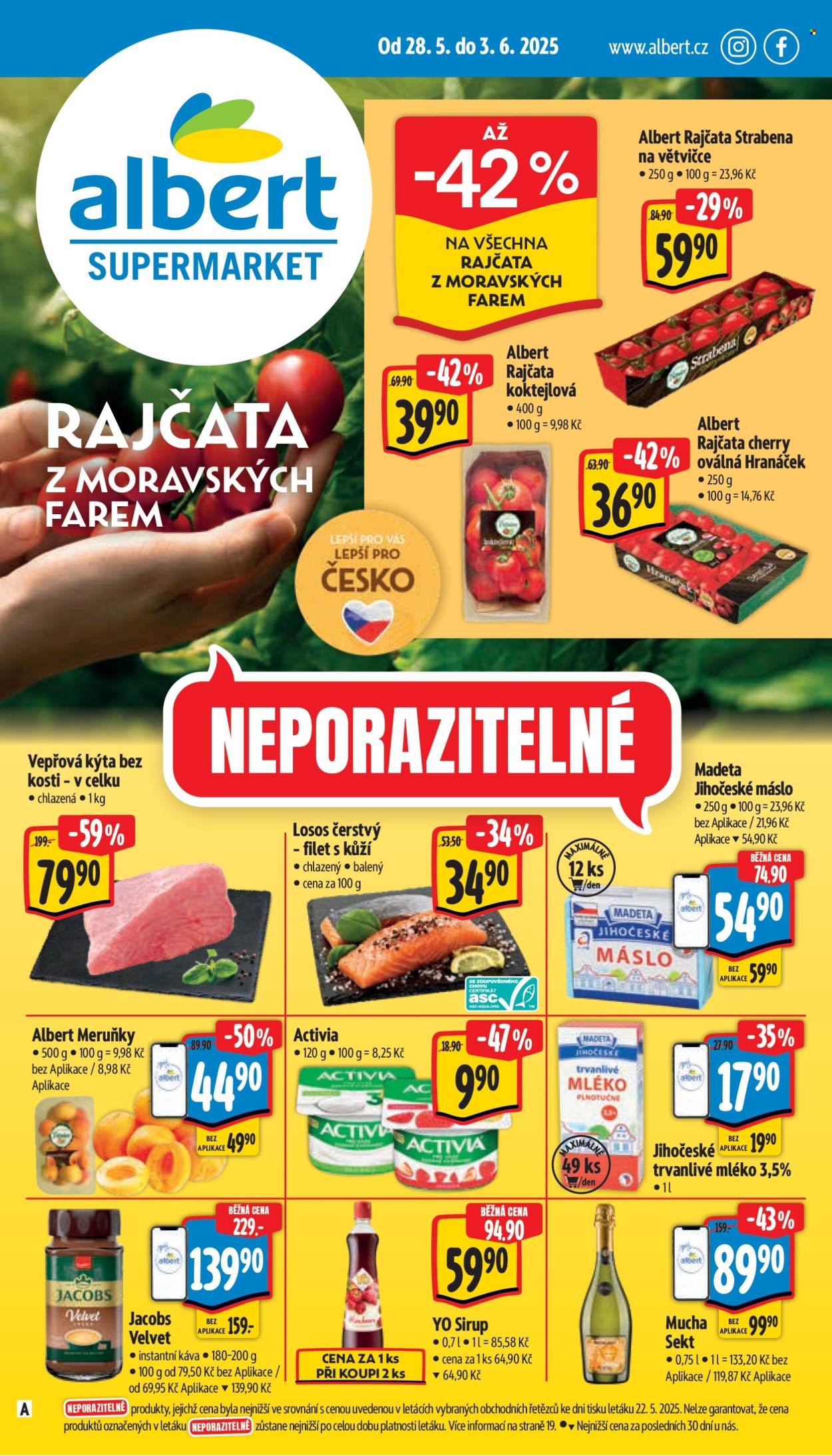 Leták Albert Supermarket - 28.5.2025 - 3.6.2025. Strana 1