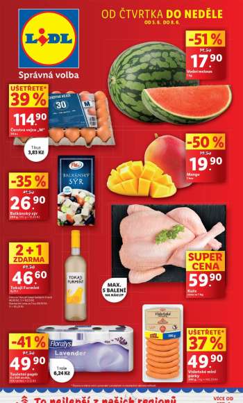 Leták Lidl - 5.6.2025 - 8.6.2025.
