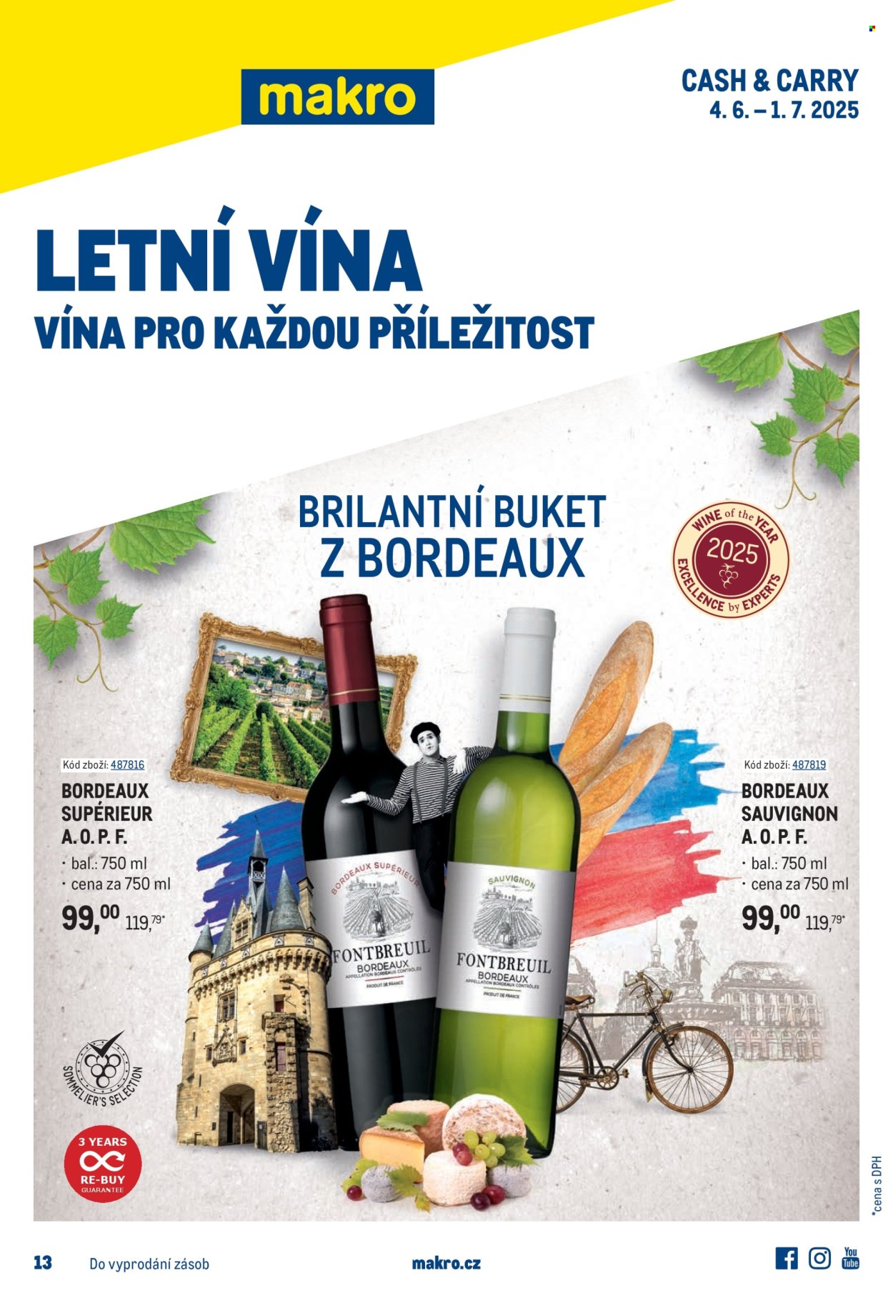 Leták MAKRO - 4.6.2025 - 1.7.2025. Strana 1