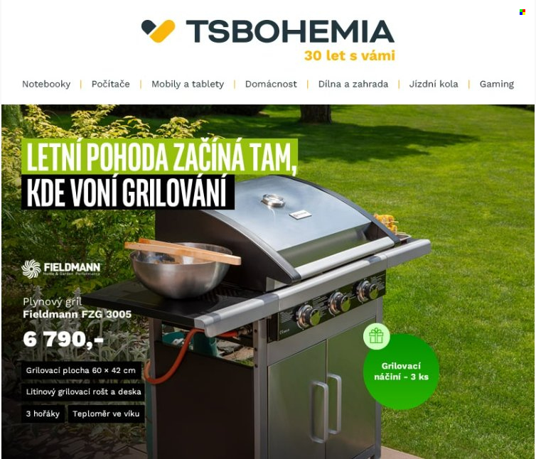 Leták T.S. BOHEMIA - 30.5.2025 - 1.6.2025. Strana 1