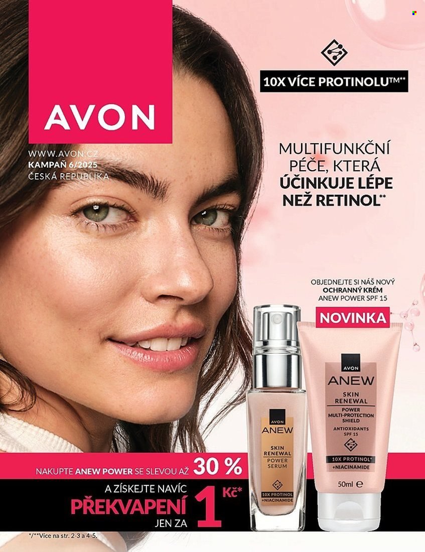 Leták AVON - 1.6.2025 - 30.6.2025. Strana 1
