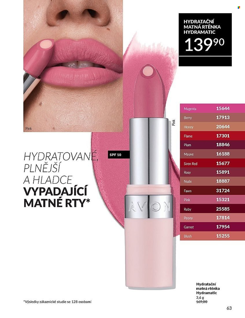 Leták AVON - 1.6.2025 - 30.6.2025. Strana 63