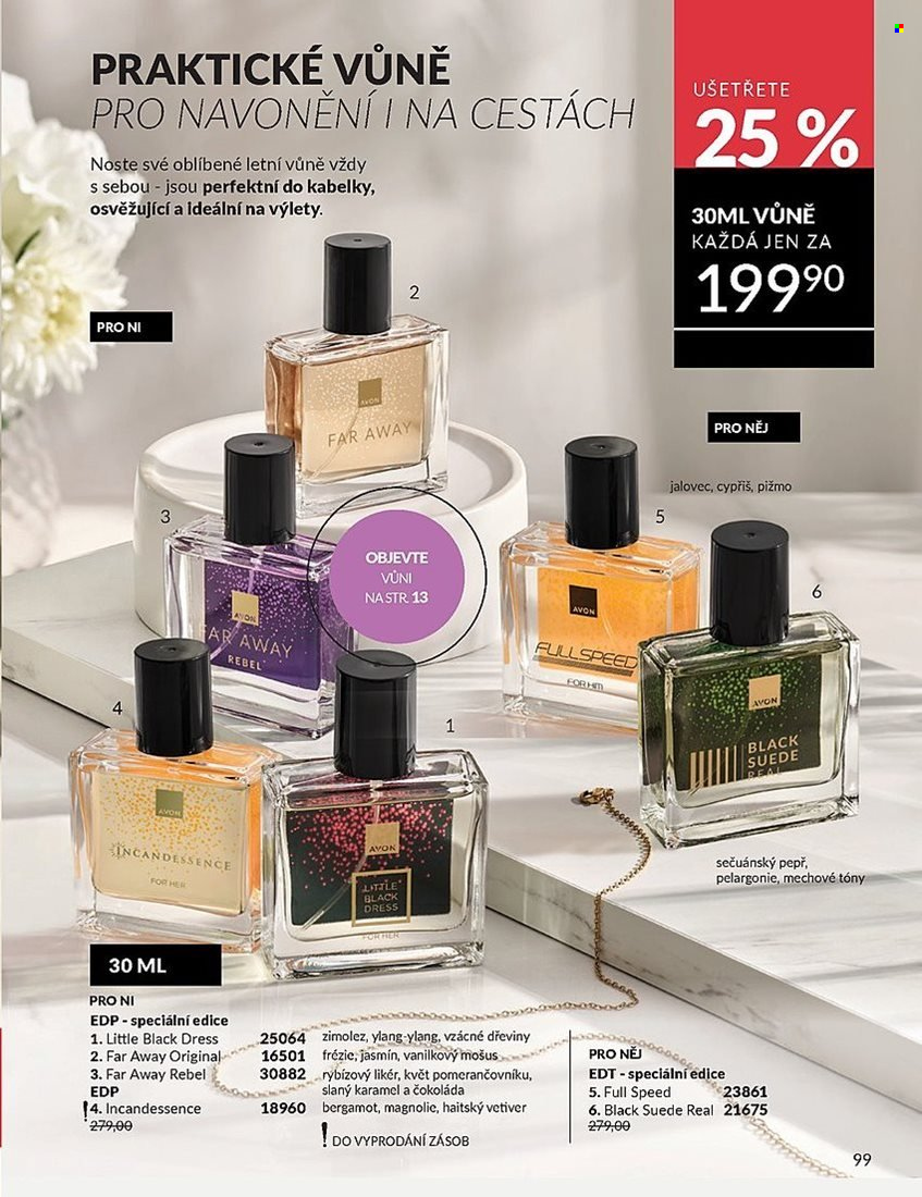 Leták AVON - 1.6.2025 - 30.6.2025. Strana 99