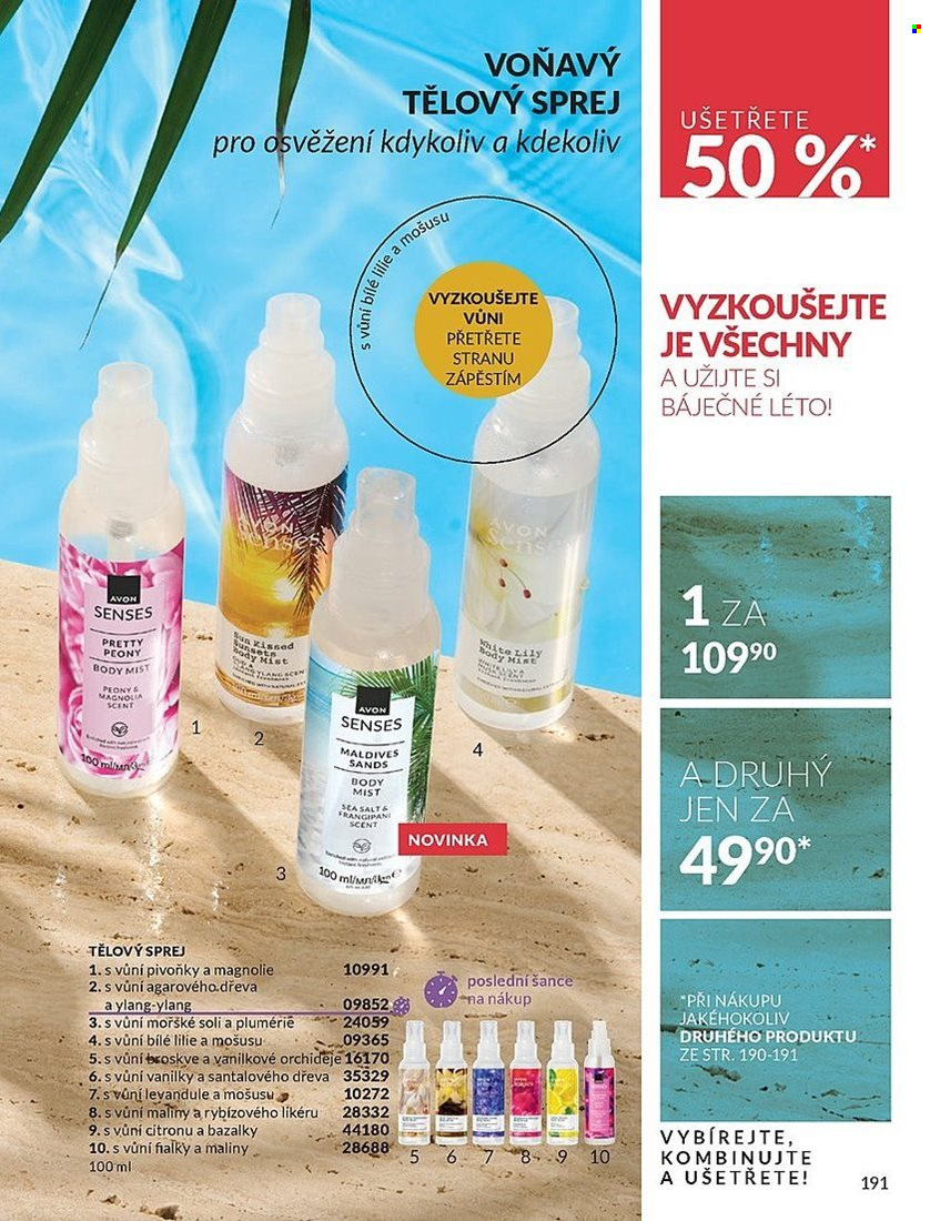 Leták AVON - 1.6.2025 - 30.6.2025. Strana 191