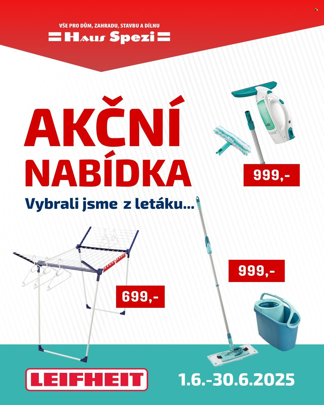 Leták Haus Spezi - 1.6.2025 - 7.6.2025. Strana 1
