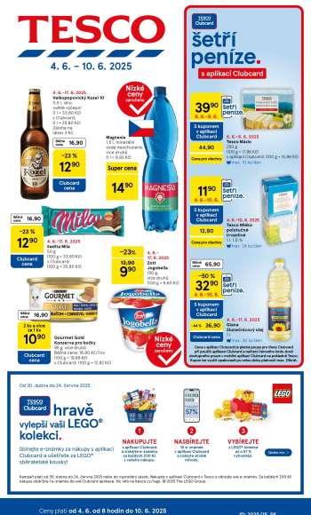Leták TESCO - 4.6.2025 - 10.6.2025.