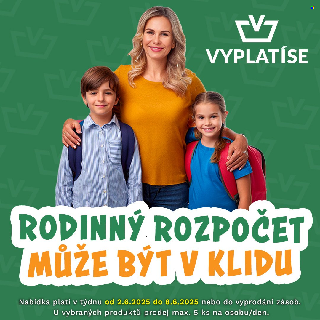 Leták Vyplatíse - 2.6.2025 - 8.6.2025. Strana 1
