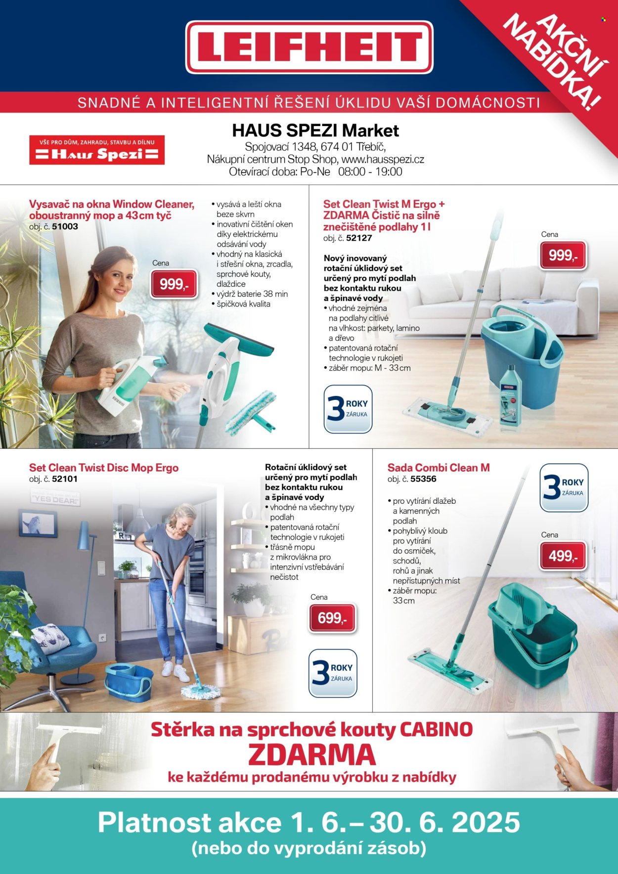 Leták Haus Spezi - 1.6.2025 - 30.6.2025. Strana 1