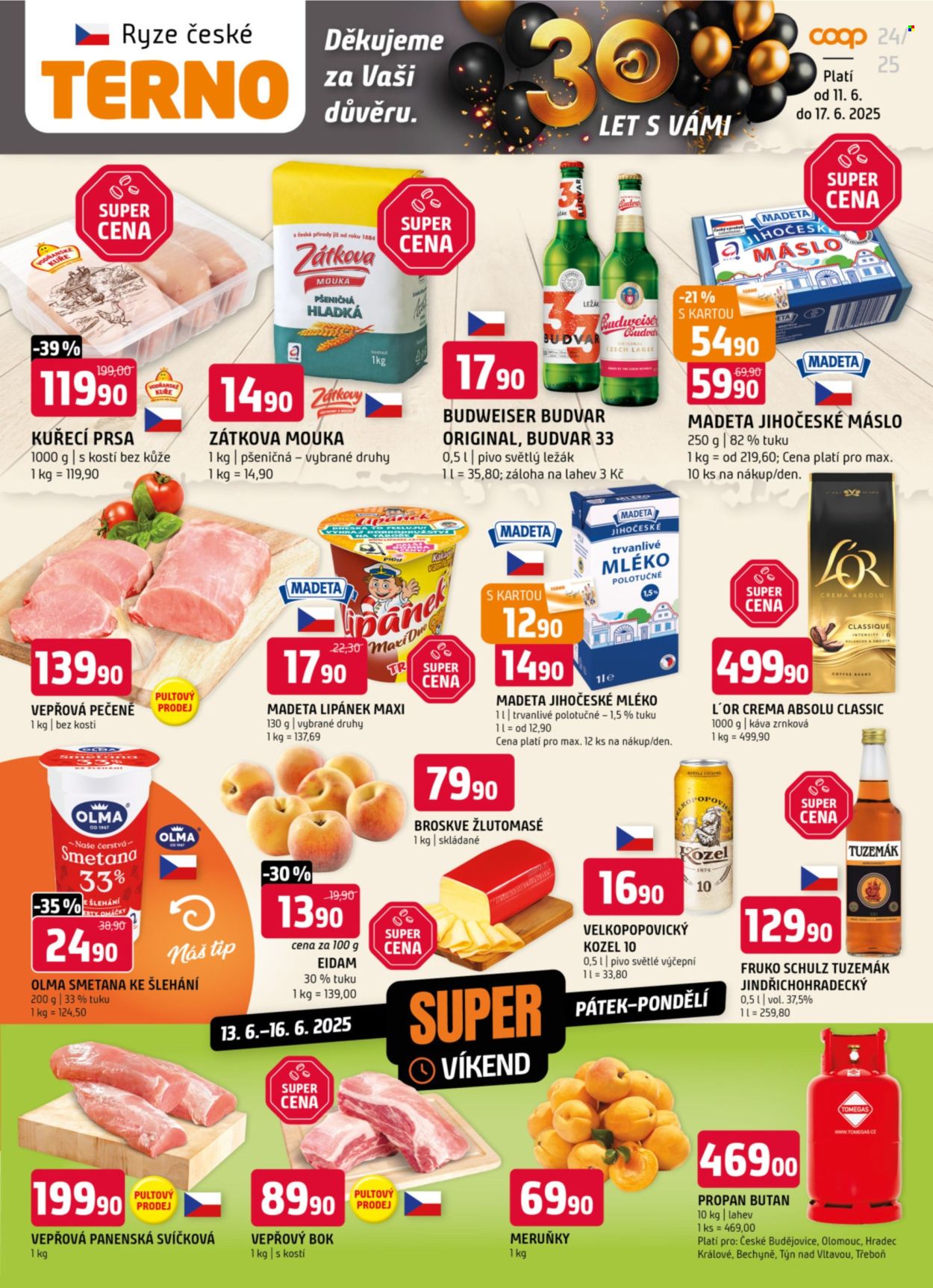 Leták coop TERNO - 11.6.2025 - 17.6.2025. Strana 1