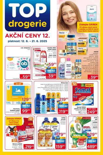 Leták TOP drogerie - 12.6.2025 - 21.6.2025.