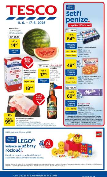 Leták TESCO - 11.6.2025 - 17.6.2025.