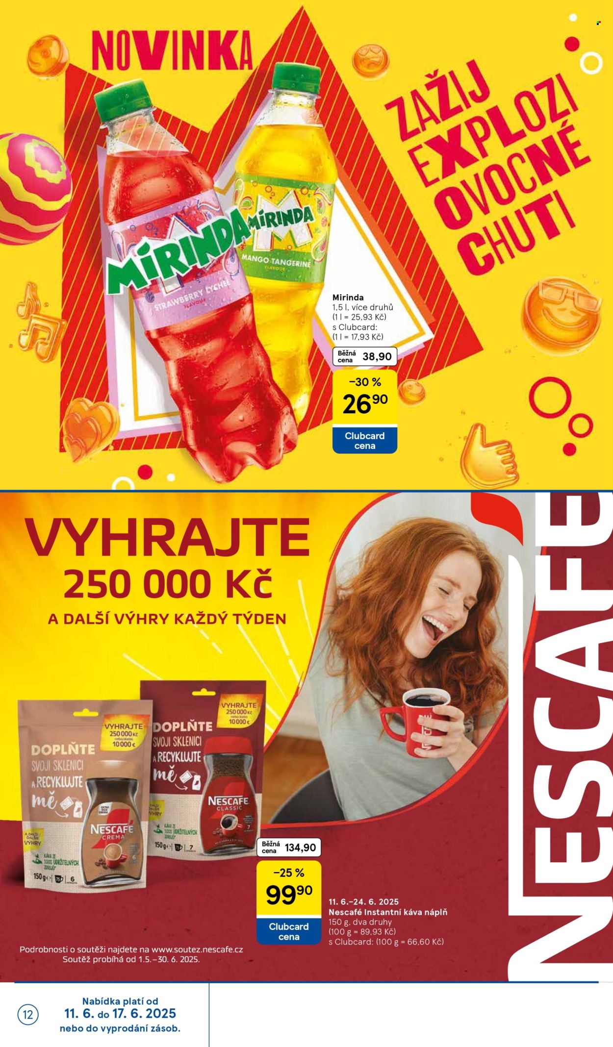 Leták TESCO - 11.6.2025 - 17.6.2025. Strana 12