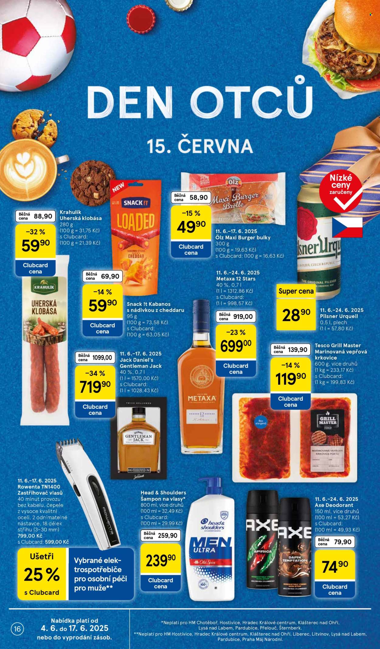 Leták TESCO - 11.6.2025 - 17.6.2025. Strana 16
