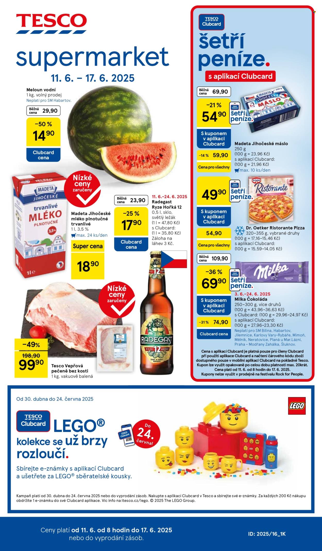 Leták TESCO supermarket - 11.6.2025 - 17.6.2025. Strana 1