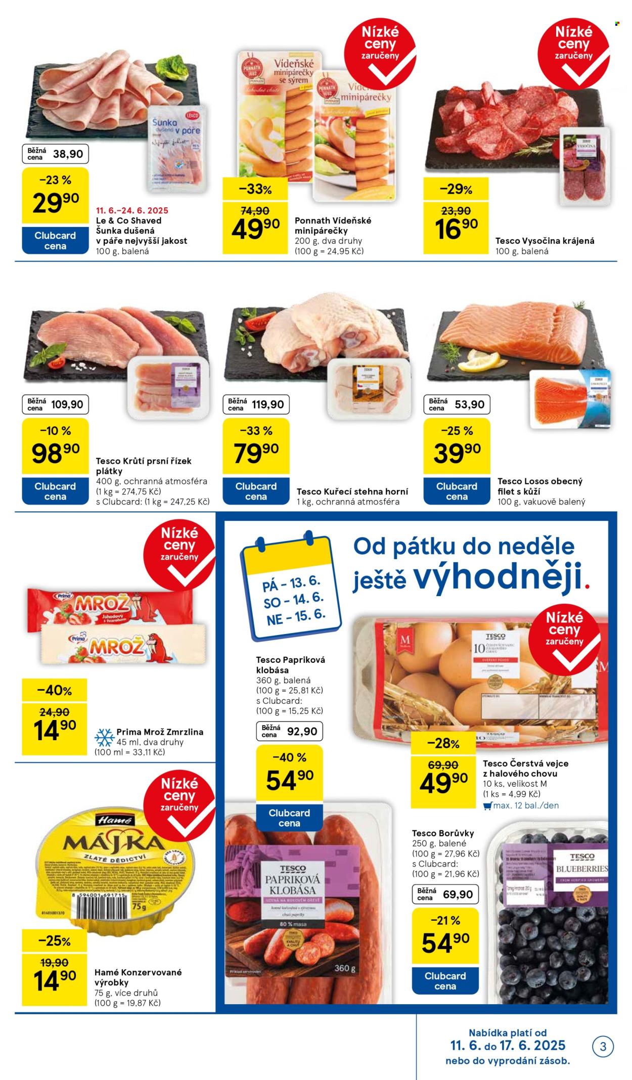 Leták TESCO supermarket - 11.6.2025 - 17.6.2025. Strana 3