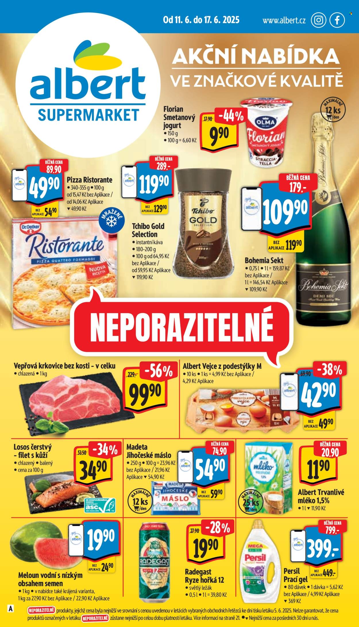 Leták Albert Supermarket - 11.6.2025 - 17.6.2025. Strana 1
