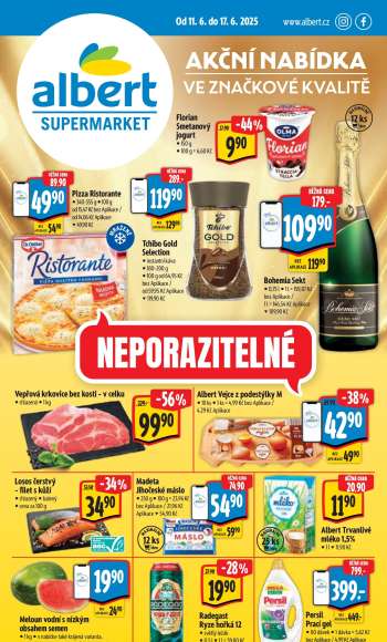 Leták Albert Supermarket - 11.6.2025 - 17.6.2025.