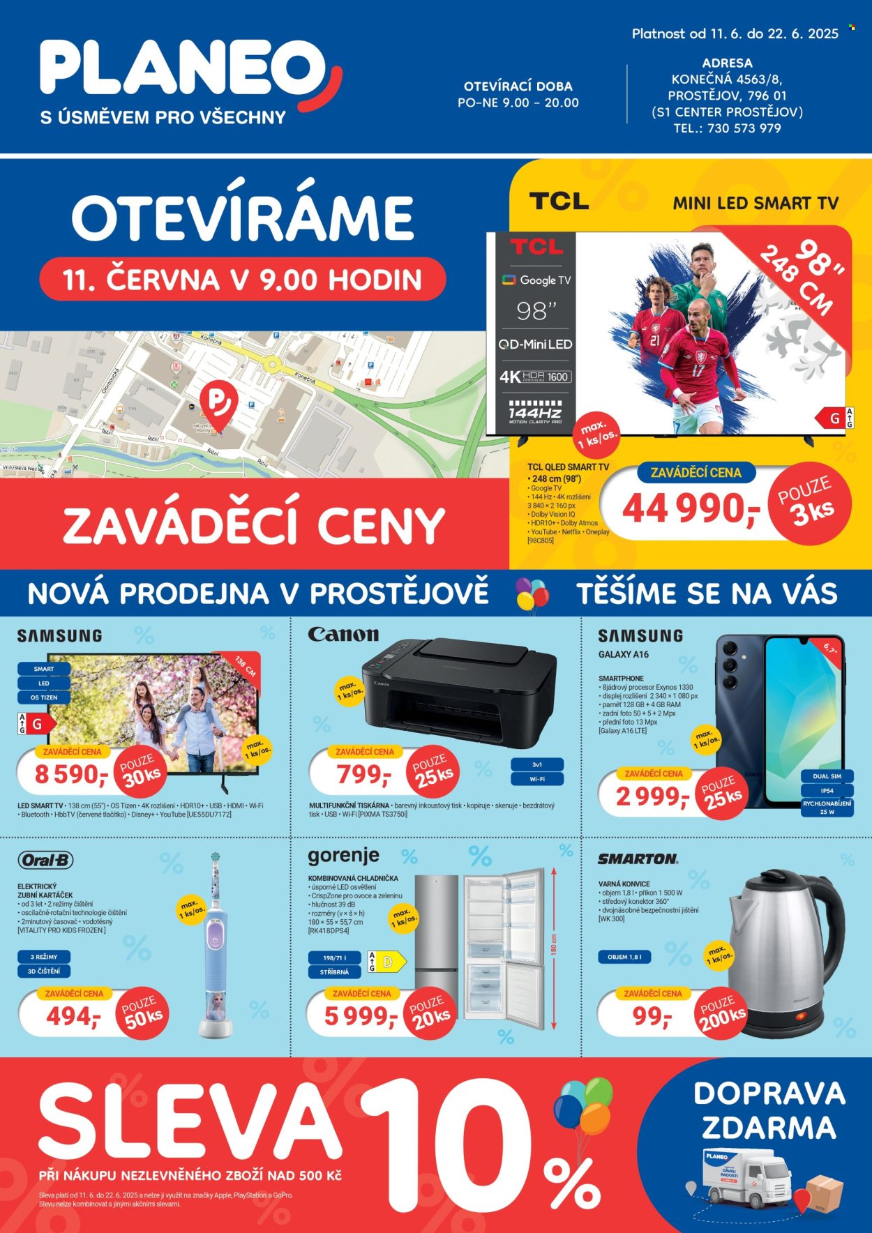 Leták PLANEO Elektro - 11.6.2025 - 22.6.2025. Strana 1