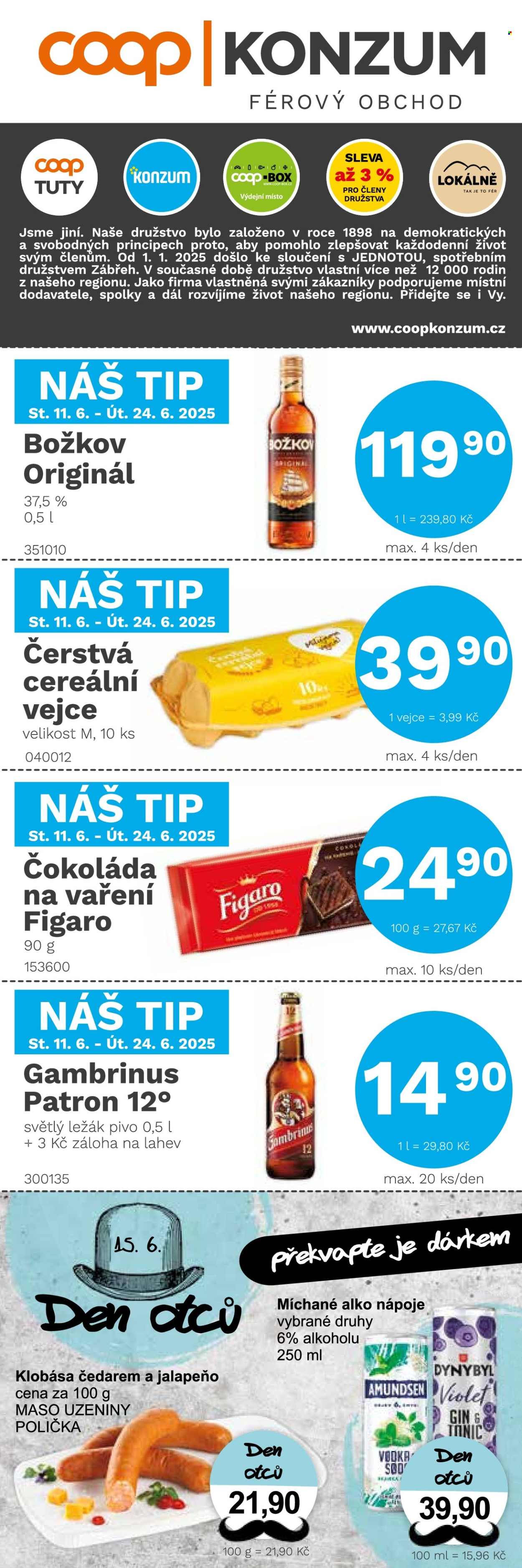 Leták Konzum - 11.6.2025 - 24.6.2025. Strana 1