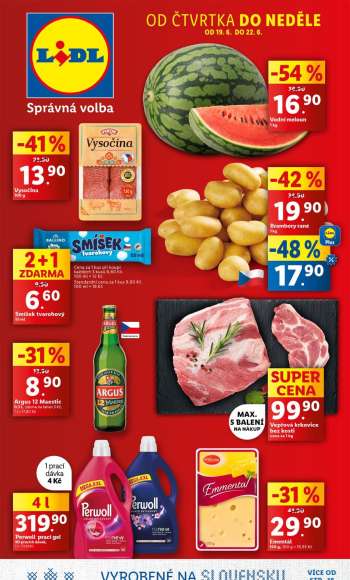 Leták Lidl - 19.6.2025 - 22.6.2025.