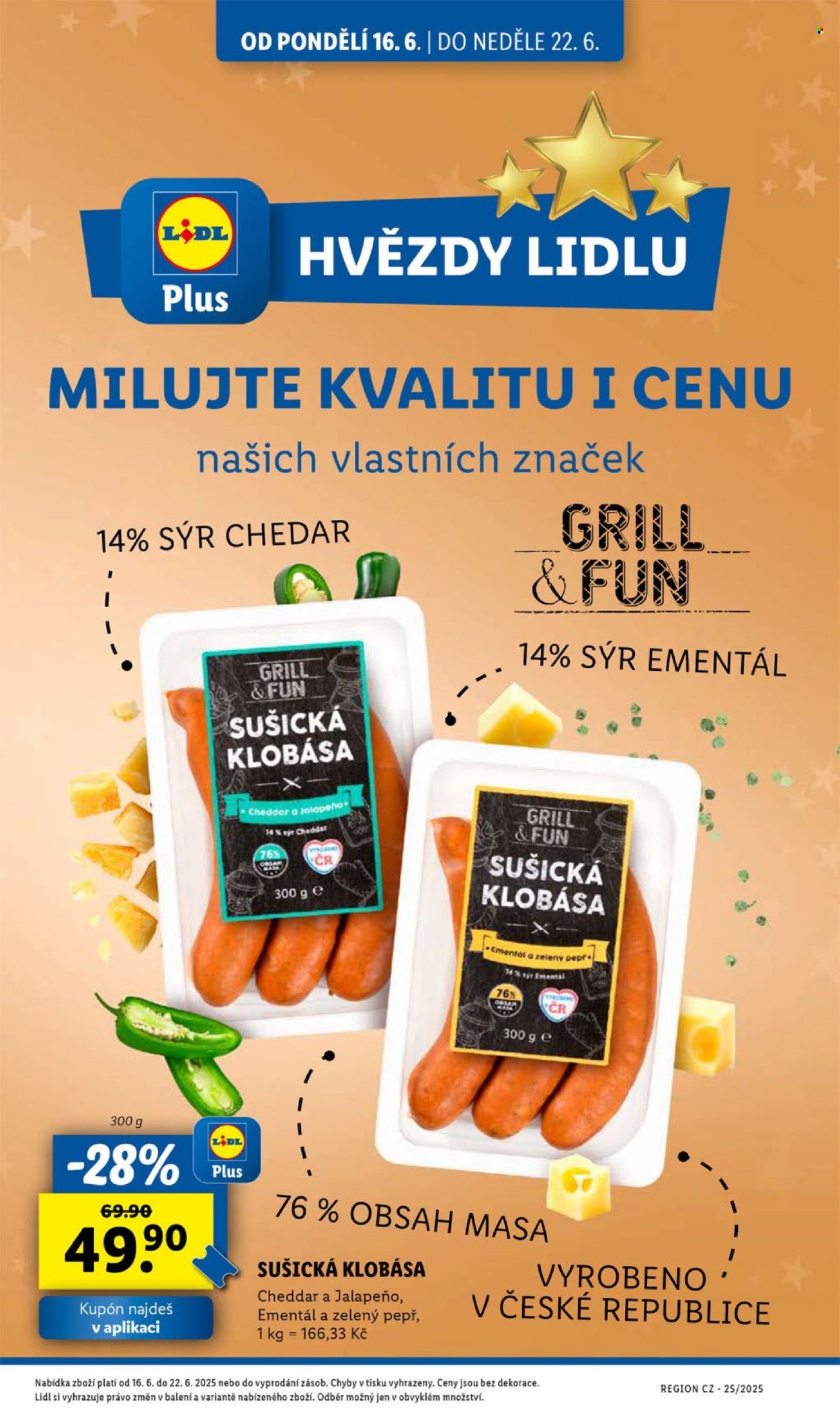 Leták Lidl - 16.6.2025 - 22.6.2025. Strana 43